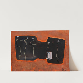 Stylized Abstract People PFY Art Print