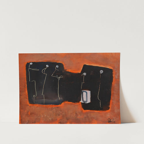 Stylized Abstract People PFY Art Print