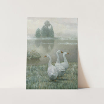 The Three Geese PFY Art Print