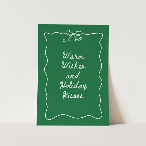 Warm Wishes and Holiday Kisses PFY Art Print