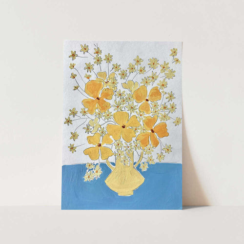 Sunny Flowers PFY Art Print