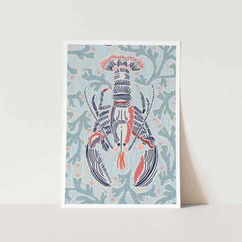 Crustacean Core Mint PFY Art Print