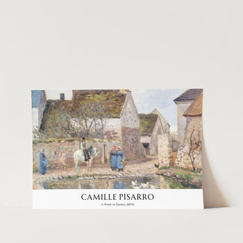 A Pond in Ennery Art Print