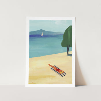 At the Lake by Henry Rivers Art Print