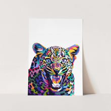 Load image into Gallery viewer, Angry Leopard Art Print