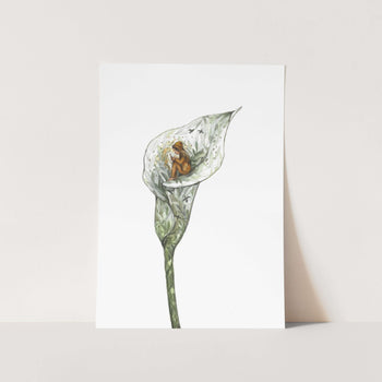 Arum Lily Fairy Art Print