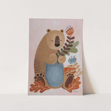 Load image into Gallery viewer, Autumn Bear Art Print