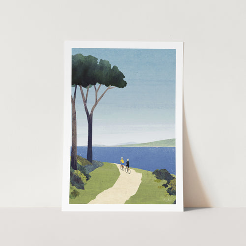 Bike Ride by Henry Rivers Art Print
