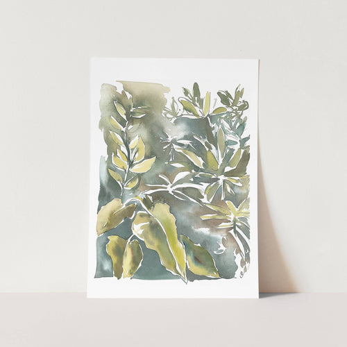 Big Leaves by Sarah Art Print