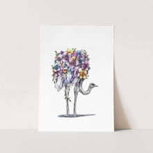 Load image into Gallery viewer, Blooming Ostrich Art Print