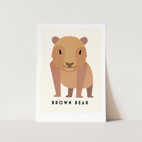 Brown Bear PFY Art Print