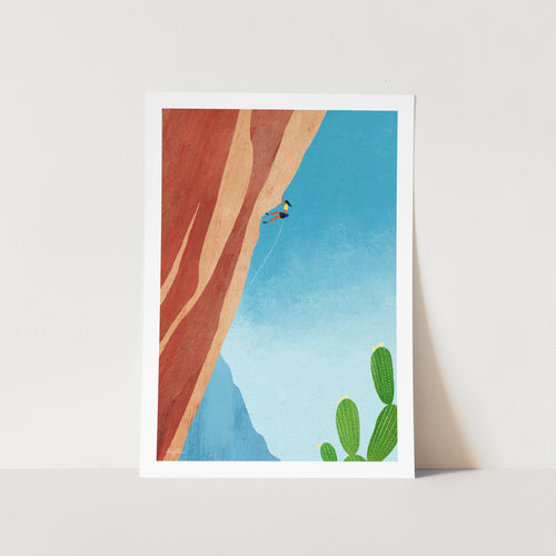 Canyon Climb by Henry Rivers Art Print