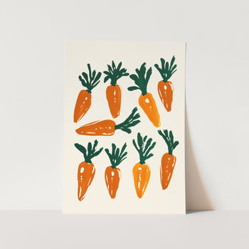 Carrot Illustration PFY Art Print