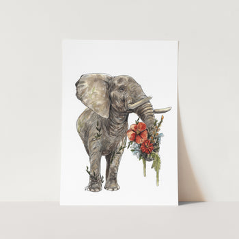 Charley AKA Duma The Elephant Art Print