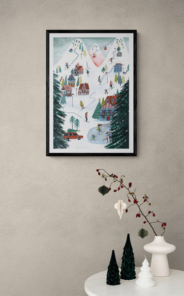 Nordic Christmas PFY Art Print