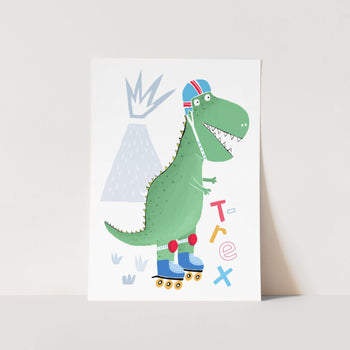 Cool T-Rex PFY Art Print