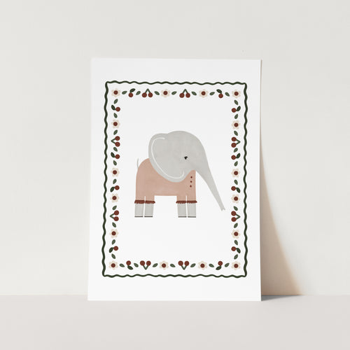 Elephant Elegance PFY Art Print