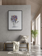 Load image into Gallery viewer, Blooming Ostrich Art Print