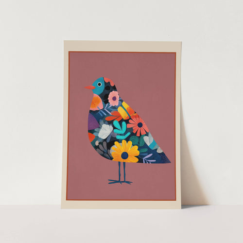 Floral Bird I Art Print
