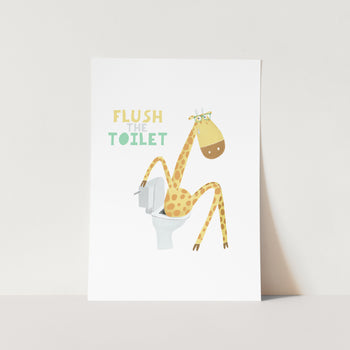 Flush The Toilet PFY Art Print