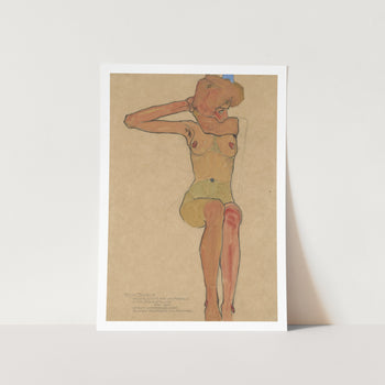 Gertrude by Egon Schiele PFY Art Print