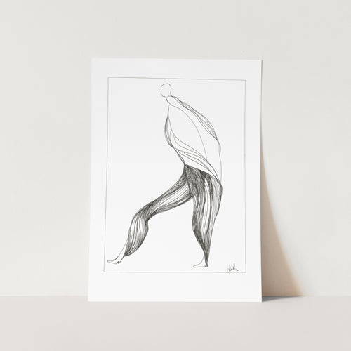 Glide Art Print
