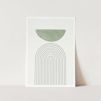 Green Moon No2 PFY Art Print