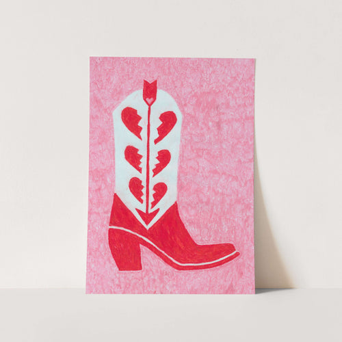 Heartbreak Heels PFY Art Print