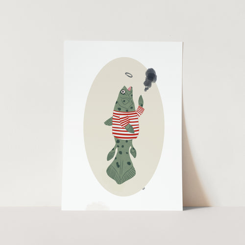 Holy Smokes Art Print