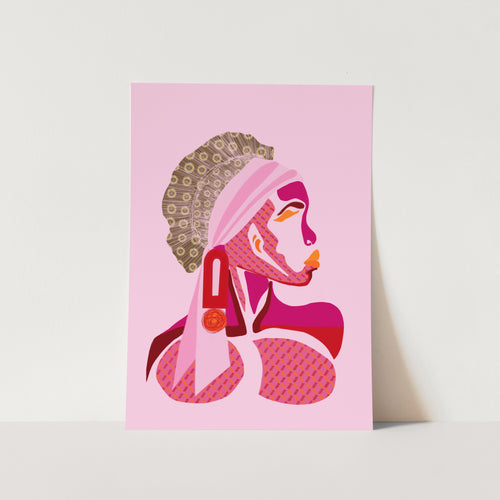 Pink Warrior Art Print