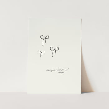 Ink & Bows II Art Print