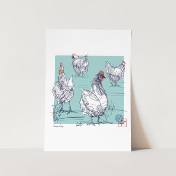 Ink & Feather 03 Art Print