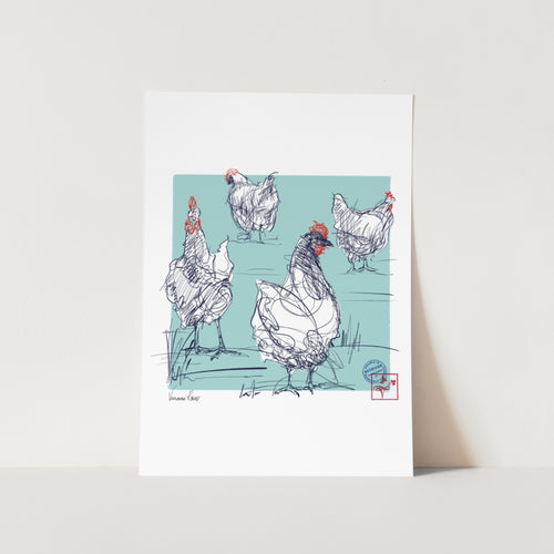 Ink & Feather 03 Art Print