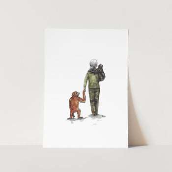 Jane Goodall Art Print