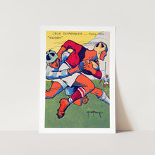 Load image into Gallery viewer, Jeux Olympiques Rugby Paris 1924 Art Print