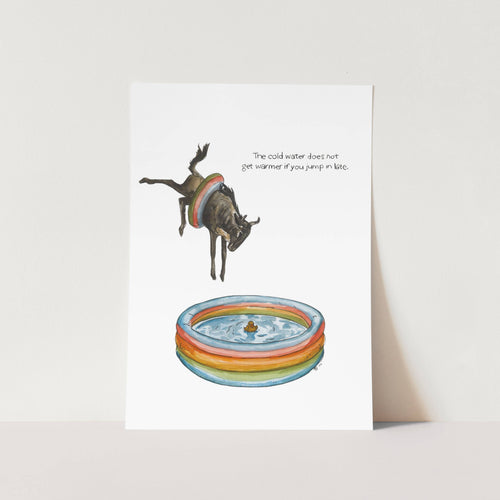 Jump In Art Print