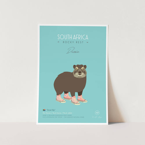 Dassie by Kirsten Ryan Art Print