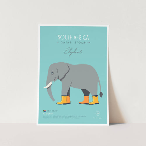 Elephant by Kirsten Ryan Art Print