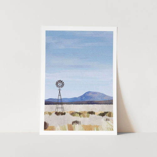 Karoo Windpomp by Henry Rivers Art Print