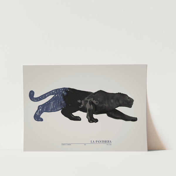 La Panthera (blue) PFY Art Print