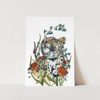 Leopard 03 Painting Art Print