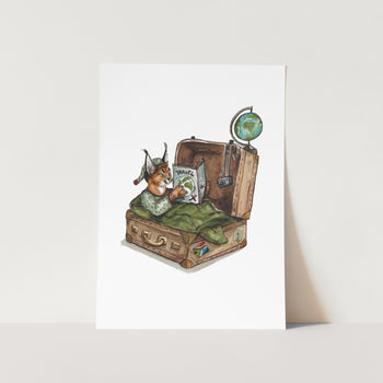 Little Explorer Art Print