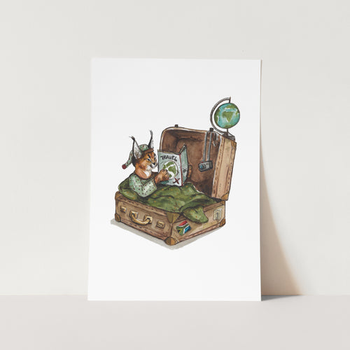 Little Explorer Art Print