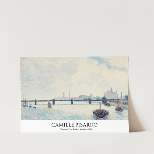 London Charing Cross Bridge Art Print