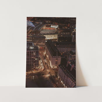 London Streets by Maleene Hinrichsen Art Print