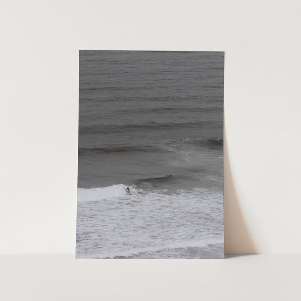 Lone Surfer by Maleene Hinrichsen 01 Art Print