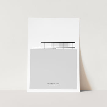 Minimal Farnsworth House PFY Art Print