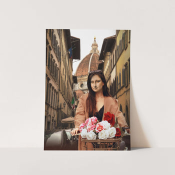 Mona On Florence PFY Art Print