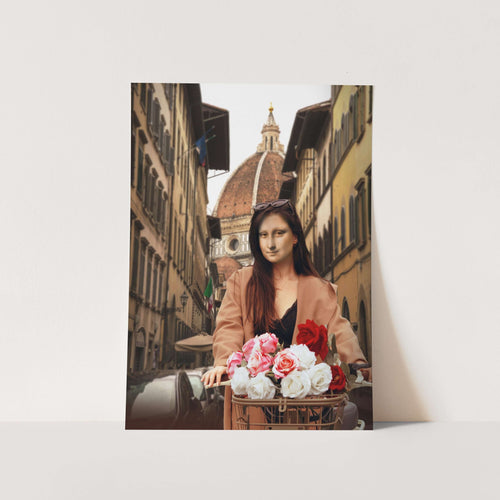 Mona On Florence PFY Art Print