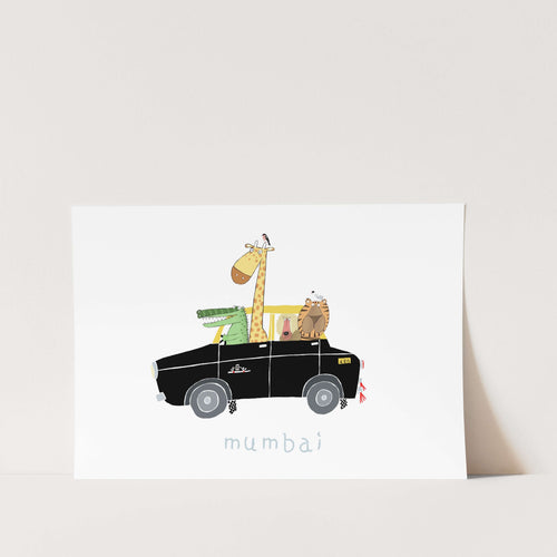 Mumbai Taxi PFY Art Print